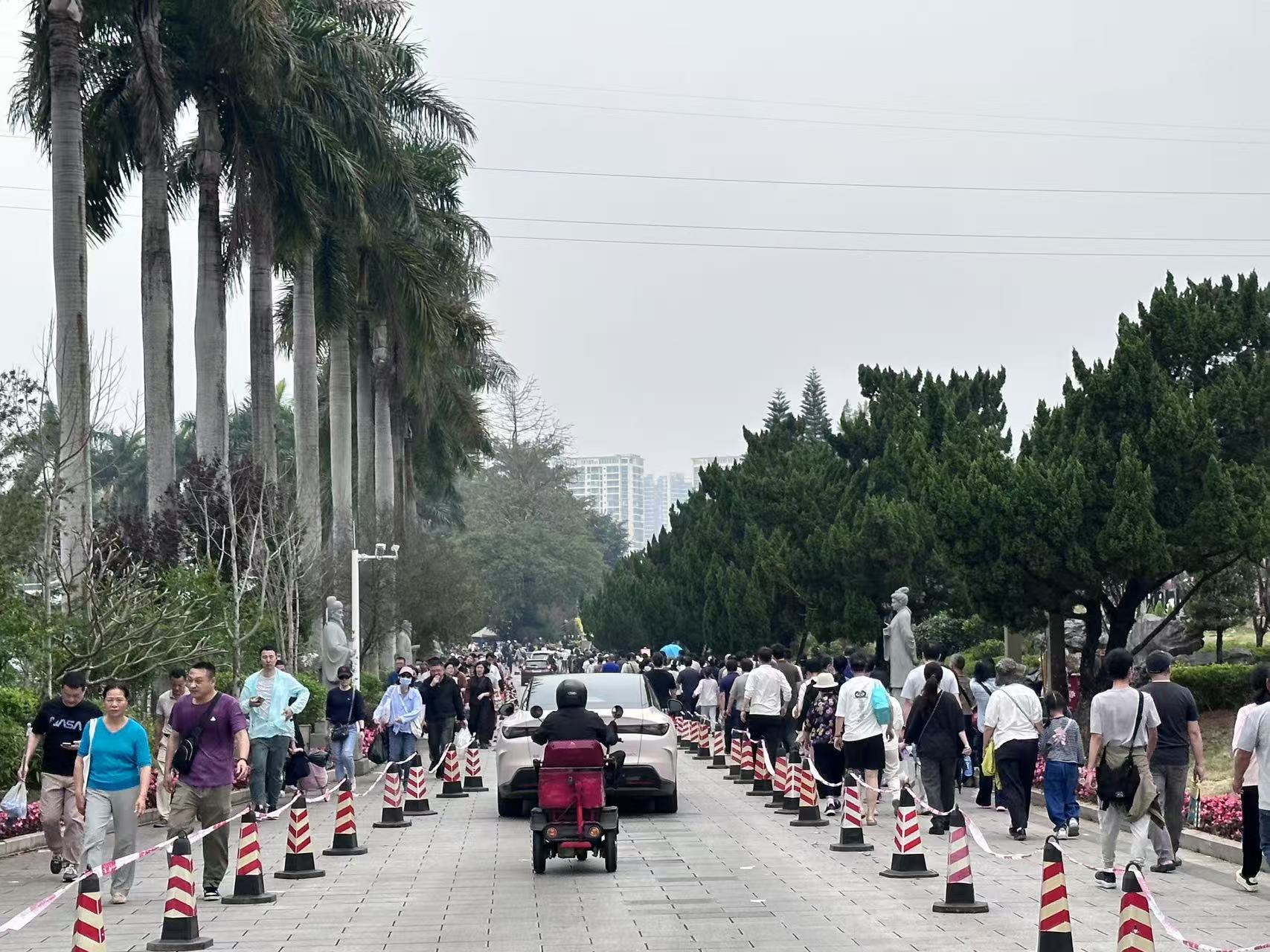 全力做好服务保障工作 青龙岗长安园清明祭扫井然有序